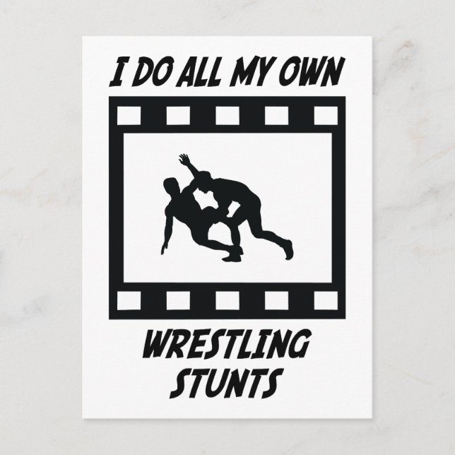 Wrestling Stunts Postkarte (Vorderseite)