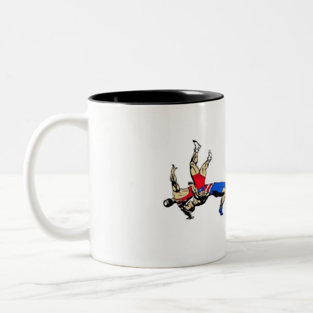 Wrestling-Tasse zum Vater von seinem Zweifarbige Tasse (Links)