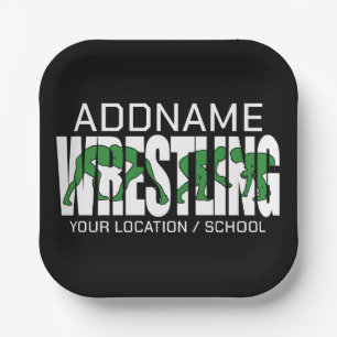 Wrestling Team ADD TEXT School Varsity Wrestler Pappteller