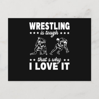 Wrestling Tough Why I Love It Martial Arts Fan Postkarte