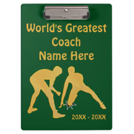 Wrestling-Trainer-Geschenke mit Ihren FARBEN und Klemmbrett
