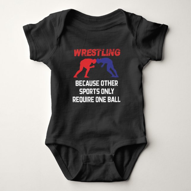 Wrestling und andere Sportarten erfordern nur eine Baby Strampler (Vorderseite)