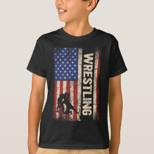 Wrestling USA Shirt Wrestle 4. J