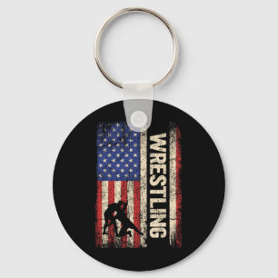 Wrestling USA Shirt Wrestle 4. J Schlüsselanhänger