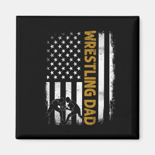 Wrestling Vater der amerikanischen Flagge 4. Juli  Magnet