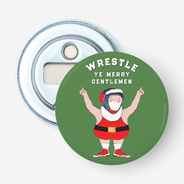 Wrestling Weihnachten Flaschenöffner (Vorderseite)