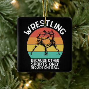 Wrestling, weil andere Sportarten nur einen erford Keramikornament