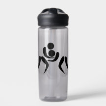 Wrestling-Wettbewerb Eddy Water Flasche