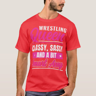 Wrestling Women Funny Wrestling Wrestler Wrestler T-Shirt