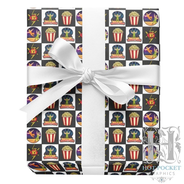 Wrestling Wrapping Paper Geschenkpapier (Von Creator hochgeladen)