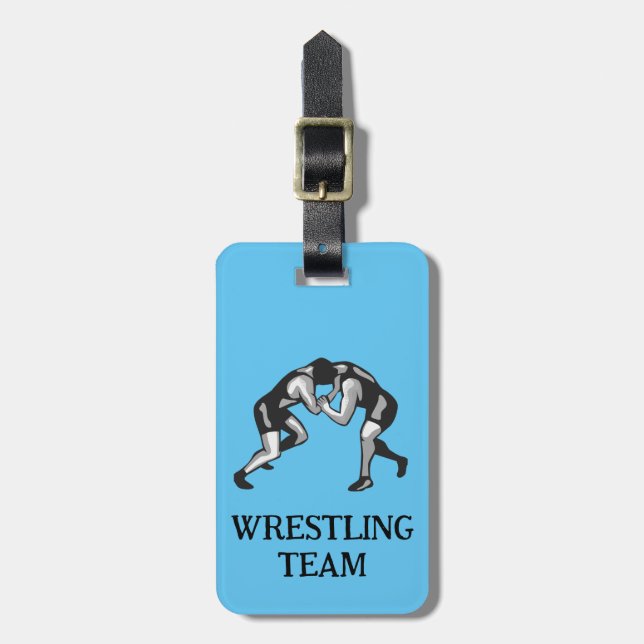 Wrestling Wrestler Design Gepäckanhänger (Vorderseite vertikal)
