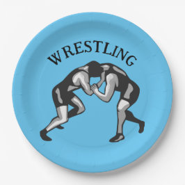 Wrestling Wrestler Design Pappteller