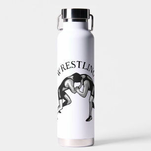 Wrestling Wrestler Design Trinkflasche