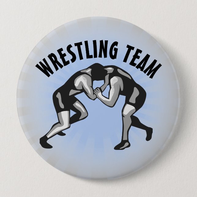 Wrestling Wrestler-Designschaltfläche Button (Vorderseite)