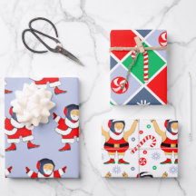 Wrestling Wrestler Holiday Geschenkpapier