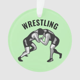 Wrestling Wrestlers Design Akrylorische Ornamente