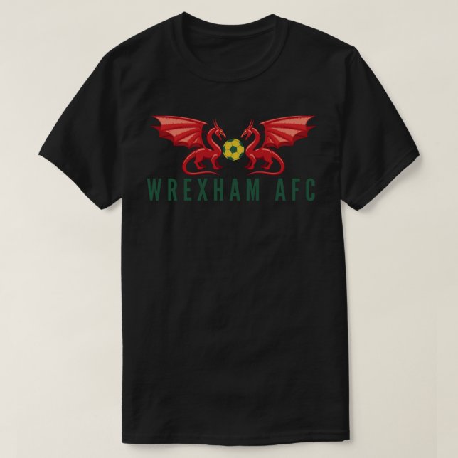 Wrexham Afc Wrexham Wrexham Association Football C T-Shirt (Design vorne)