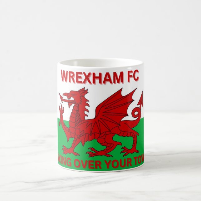 Wrexham Fc übernimmt die Stadt Kaffeetasse (Mittel)