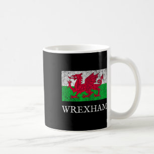 Wrexham Footbyll Wales Walisische Fußballtrikot Re Kaffeetasse