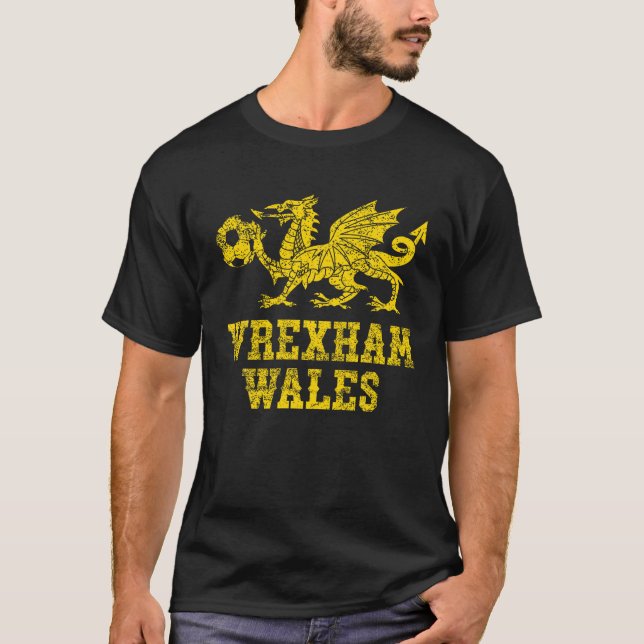 Wrexham Wales Soccer Jersey für Männer Frauen Kind T-Shirt (Vorderseite)