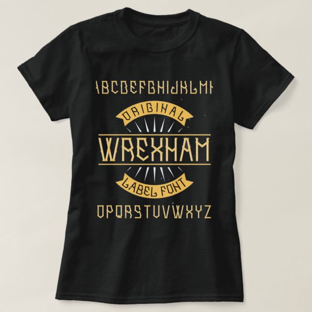 wrexham wrexham afc wales wrexham fooball cymru wr T-Shirt (Design vorne)