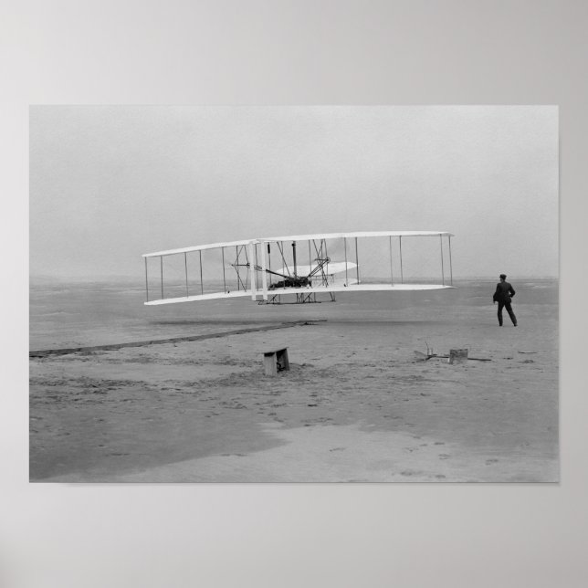 Wright Brothers First Flight Poster (Vorne)