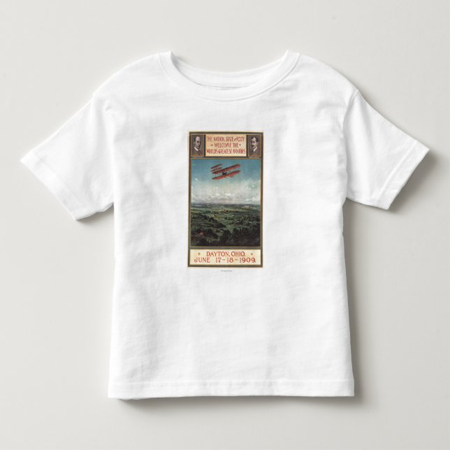Wright Brothers Flugzeug Kleinkind T-shirt (Vorderseite)