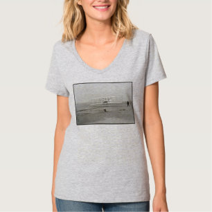 Wright Brothers Flyer Erster Flug Flugmaschine Luf T-Shirt