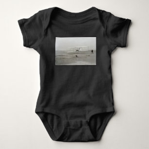 Wright Brothers Flyer Erster Flug Flugverkehr Luft Baby Strampler