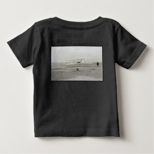 Wright Brothers Flyer Erster Flugzeug Flug Luftfah Baby T-shirt