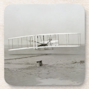 Wright Brothers Flyer Erster Flugzeug Flug Luftfah Getränkeuntersetzer