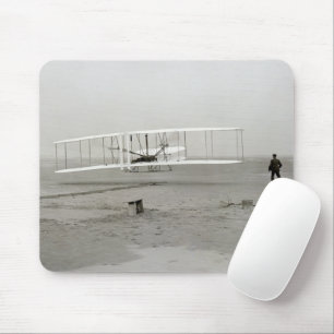 Wright Brothers Flyer First Flugzeug Flight Aviati Mousepad