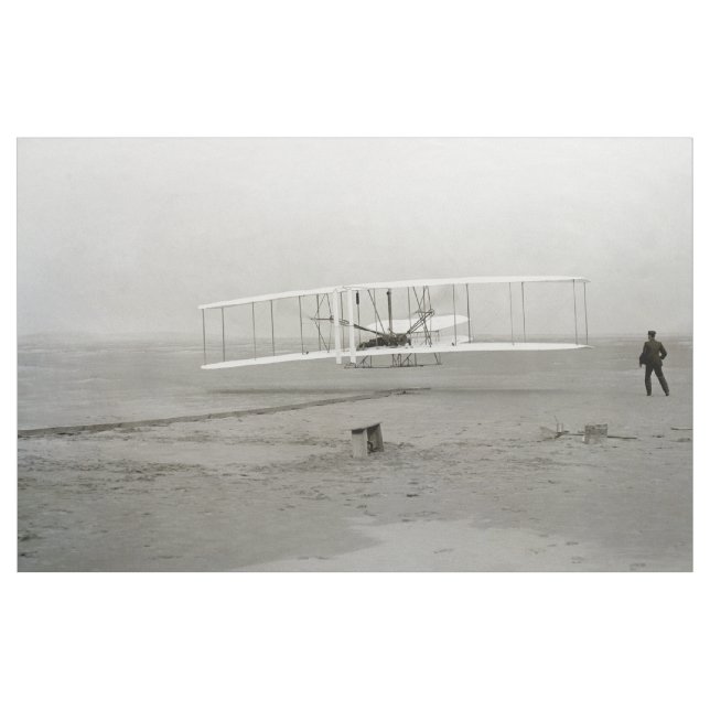 Wright Brothers Flyer First Flugzeug Flight Aviati Stoff (Yard (91,4 cm))