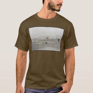 Wright Brothers Flyer First Flugzeug Flight Aviati T-Shirt