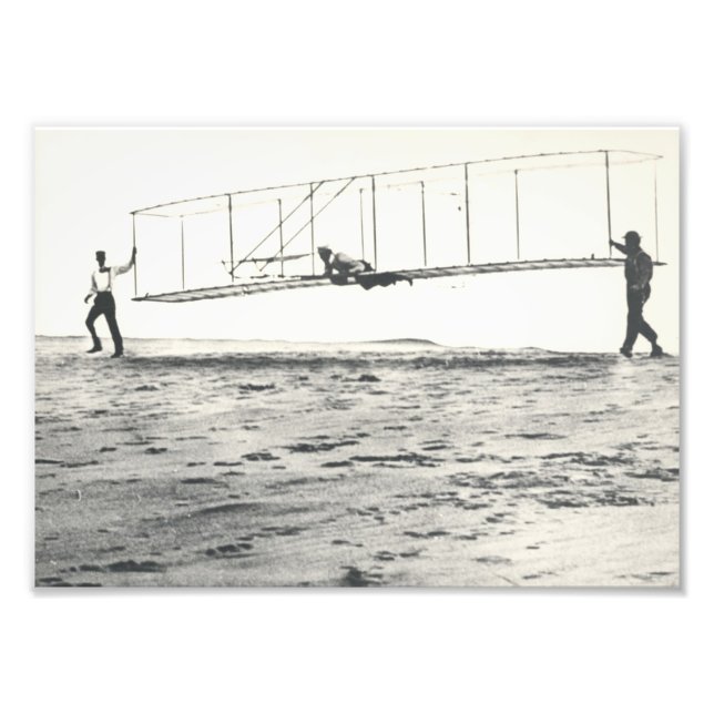 Wright Brothers-Glidertests Fotodruck (Vorne)
