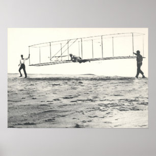 Wright Brothers-Glidertests Poster