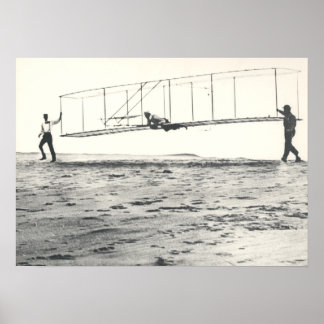 Wright Brothers-Glidertests Poster