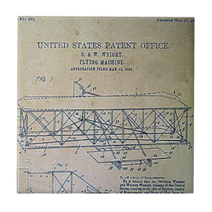 Wright-Bruder-Patent-Entwurf Fliese
