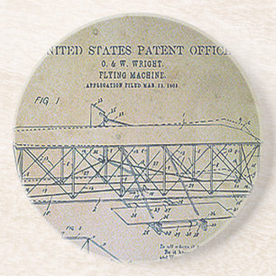 Wright-Bruder-Patent-Entwurf Sandstein Untersetzer