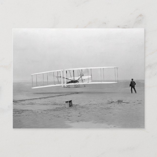 Wright Flyer Postcard Postkarte (Vorderseite)