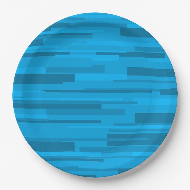 Wright Mitte des Jahrhunderts Modernes modernistis Pappteller (Vorderseite)