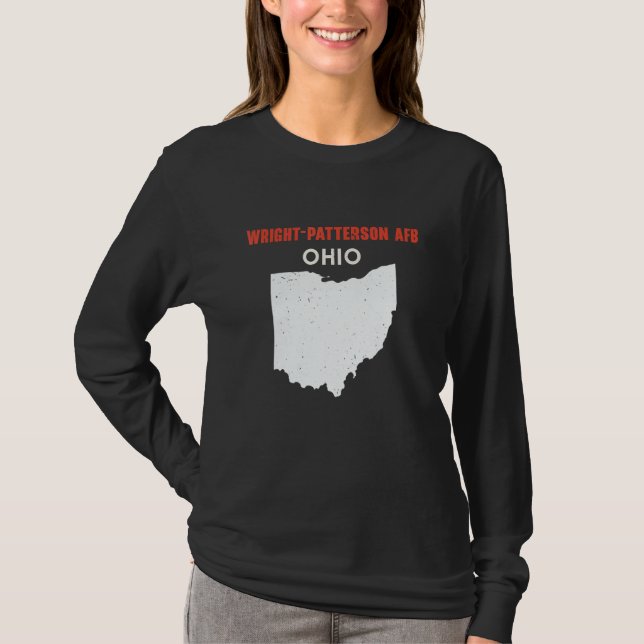 Wright Patterson AFB and Richwood Ohio USA State A T-Shirt (Vorderseite)