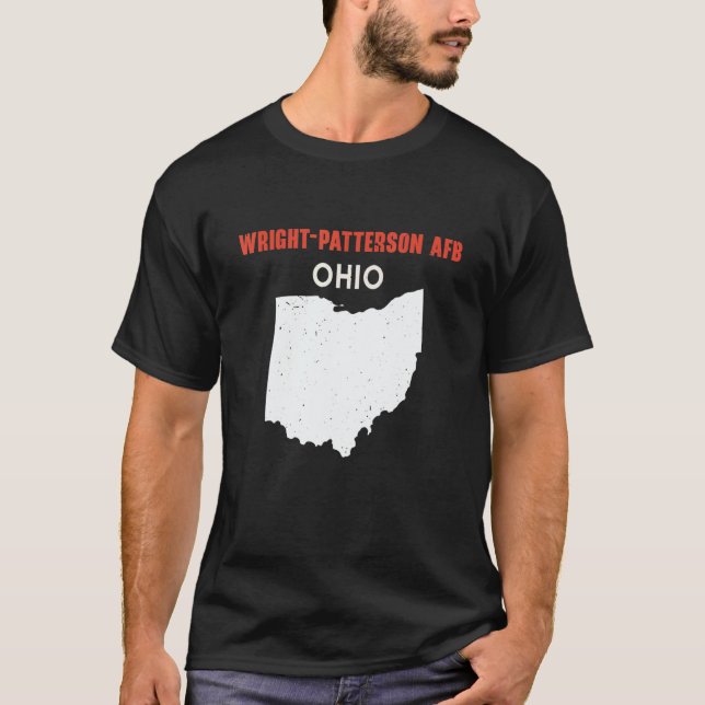 Wright Patterson AFB and Richwood Ohio USA State A T-Shirt (Vorderseite)