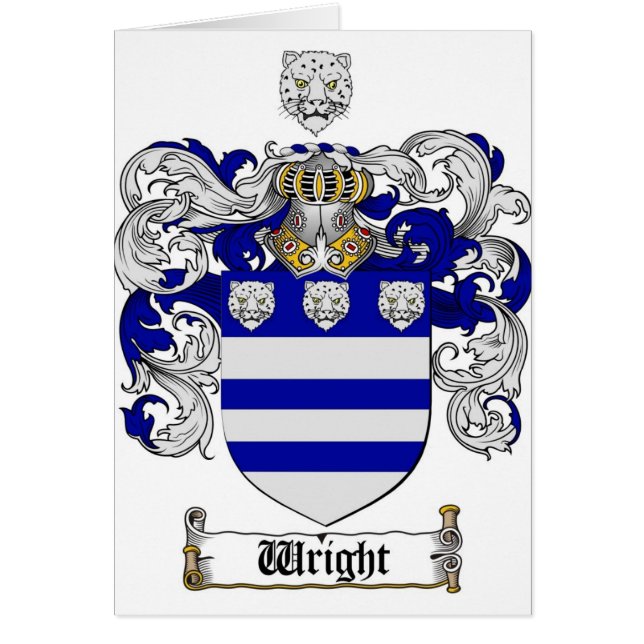 Wright-Wappen/Wright-Familienwappen (Vorne)