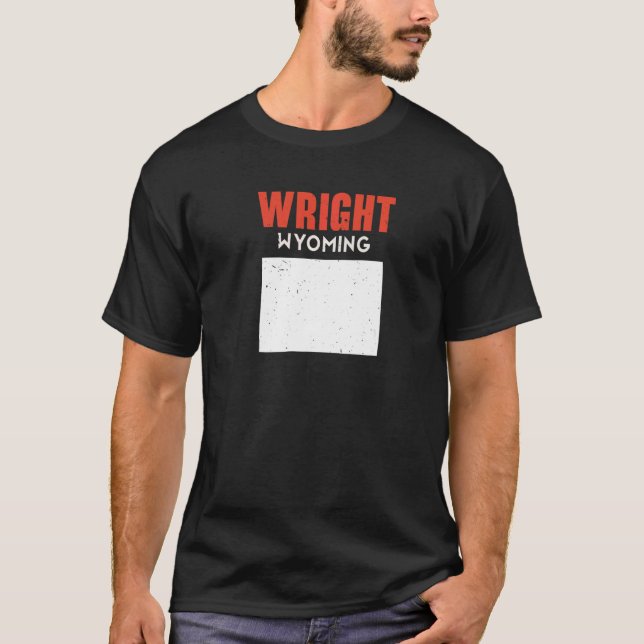Wright Wyoming USA Staat America Travel Wyomingite T-Shirt (Vorderseite)