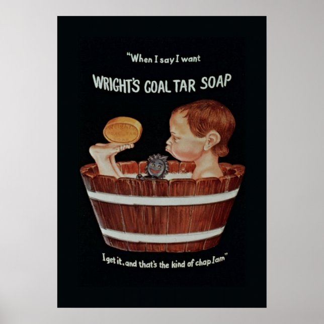 Wrights Coal Tar Soap Poster (Vorne)