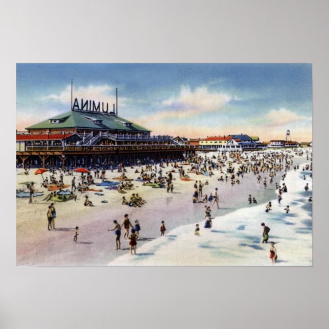 Wrightsville Beach North Carolina Lumina Beach Poster (Vorne)