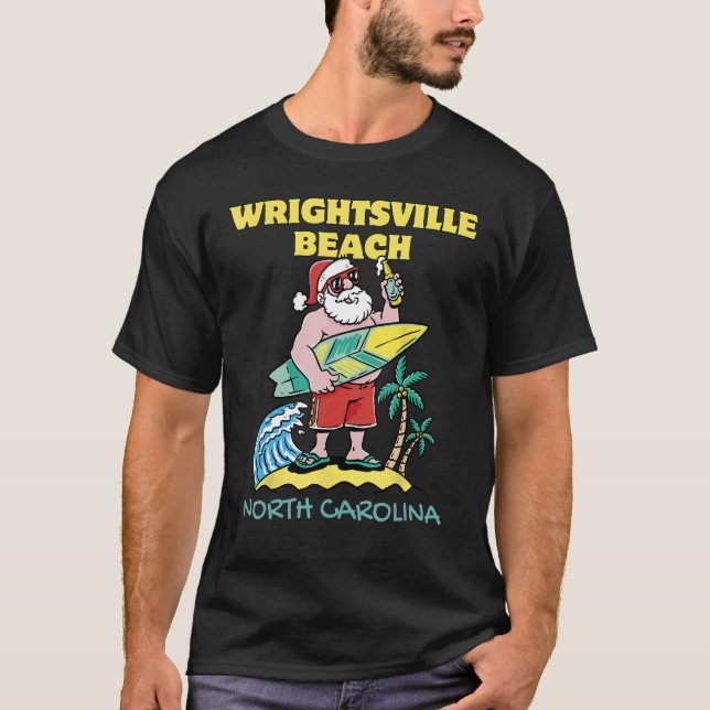 WRIGHTSVILLE BEACH NORTH CAROLINA Weihnachten T-Shirt (Vorderseite)