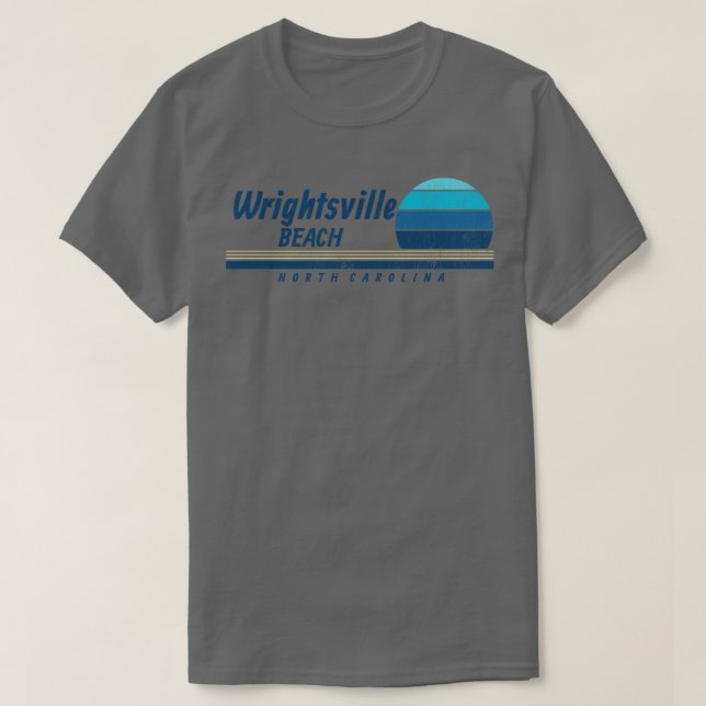 Wrightsville Beach North olina Blue Sunrise T-Shirt (Design vorne)