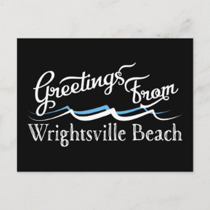 Wrightsville Beach Water Waves Postkarte